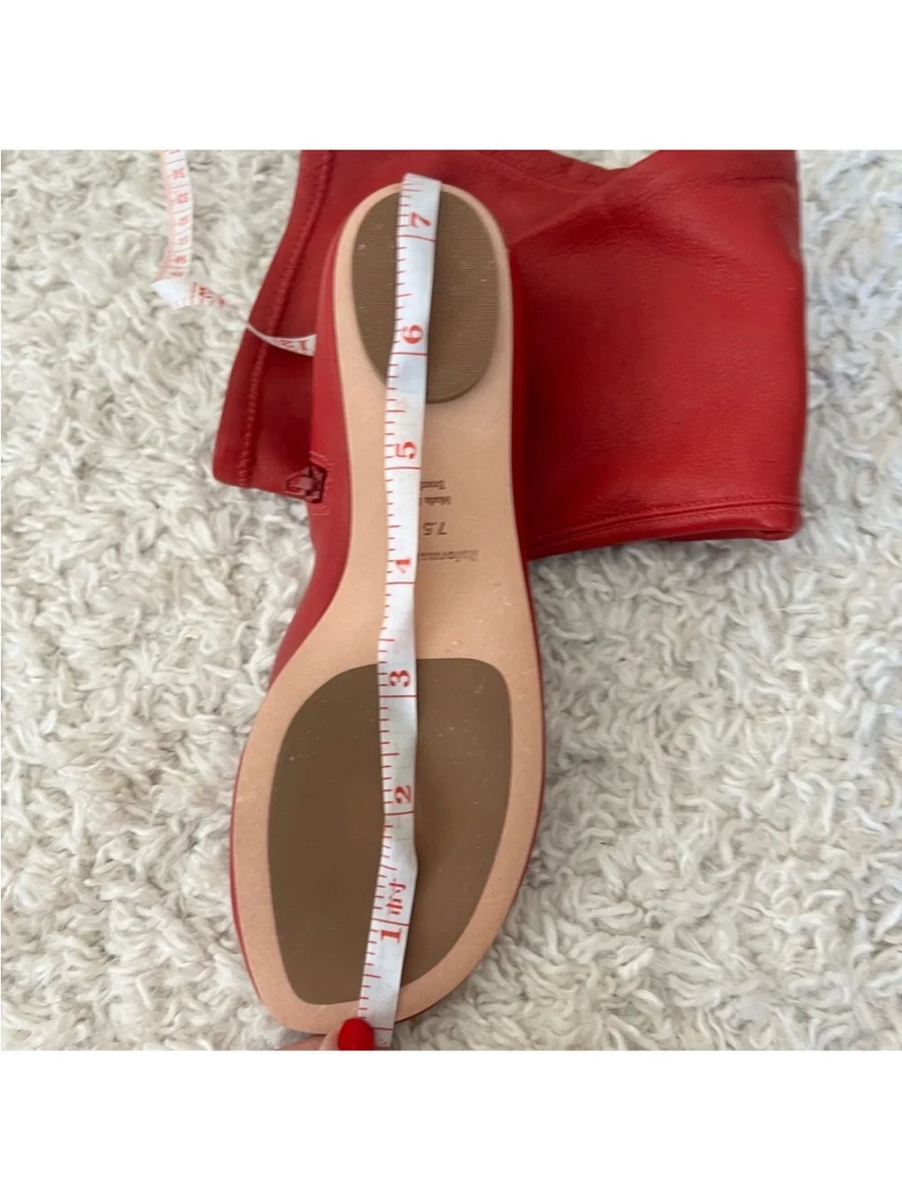 Reformation Red Leather Boots